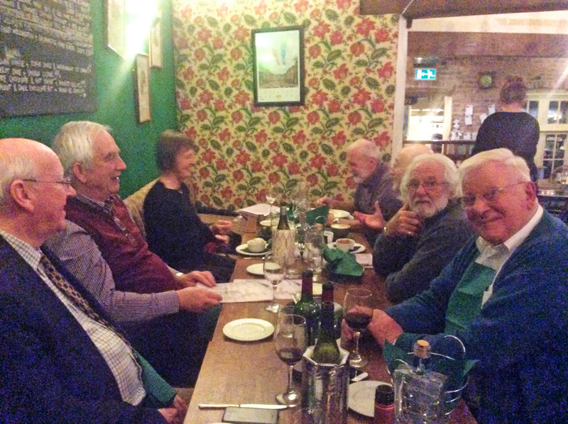 Evening meal in the Wig and Mitre restaurant 2